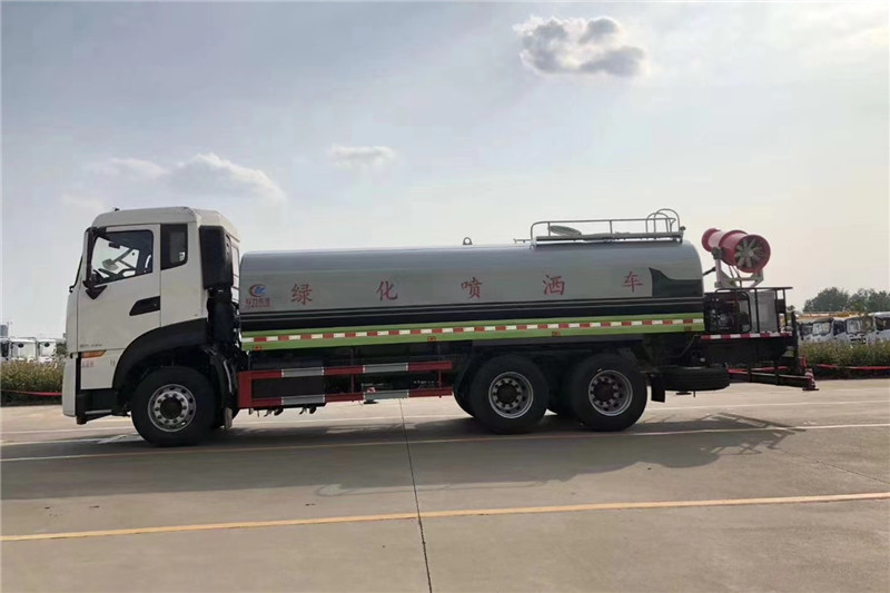東風(fēng)天龍后八輪20噸噴霧車，國(guó)六綠化噴灑車