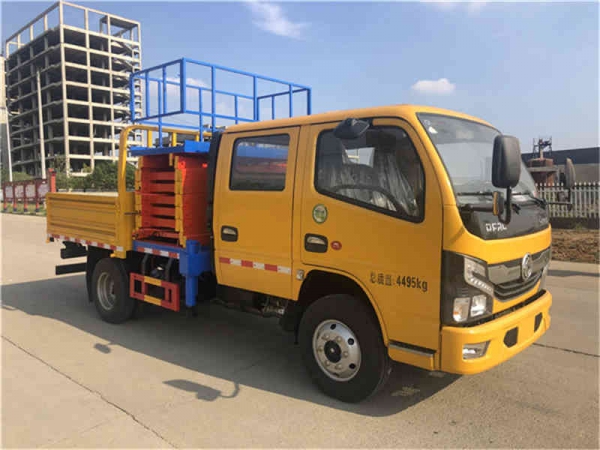 （國(guó)六）東風(fēng)10米剪叉式升降平臺(tái)高空作業(yè)車(chē)