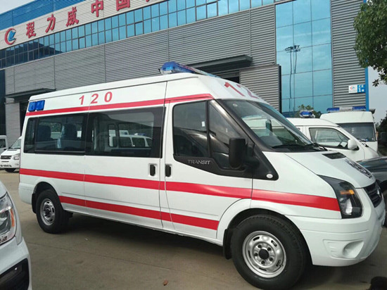 福特新世代V348長軸中頂救護車
